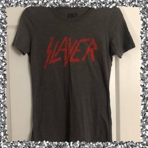 Music Band Graphic T-Shirt: Slayer